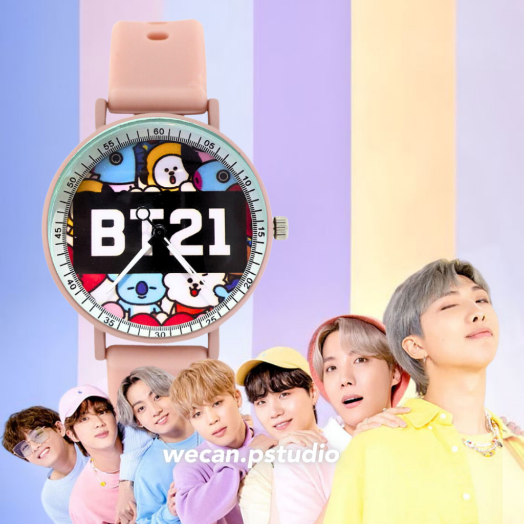 Jam Tangan Wanita Anak Perempuan BT21KARAKTER - HAPPY KIDS INDO