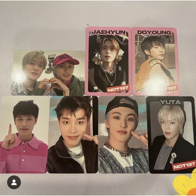 [READY STOCK] TC/Trading Card Photocard/PC NCT 127 AYYO Pink JAEHYUN-MARK (JAEMARK) BUNDLE with Othe