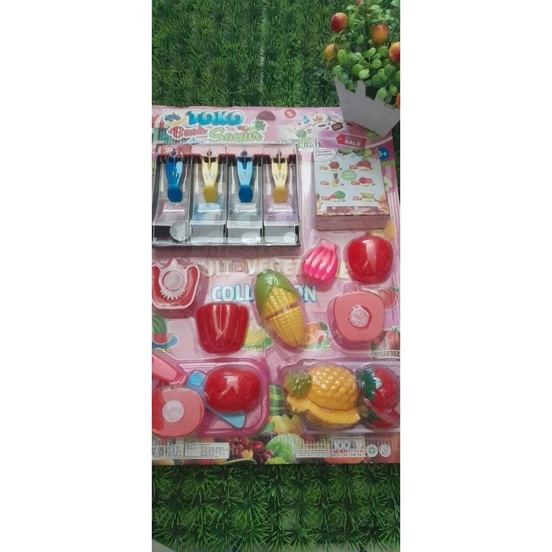 MAINAN ANAK TOKO BUAH SAYUR I MAINAN ANAK KASIR KASIRAN
