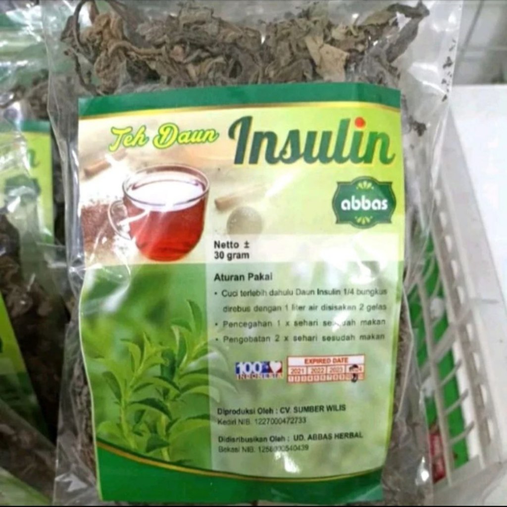 

Teh Seduh Daun Insulin Abbas