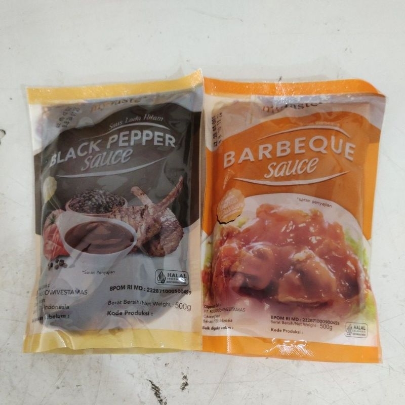 

mytaste BBQ sauce/Black pepper 500g