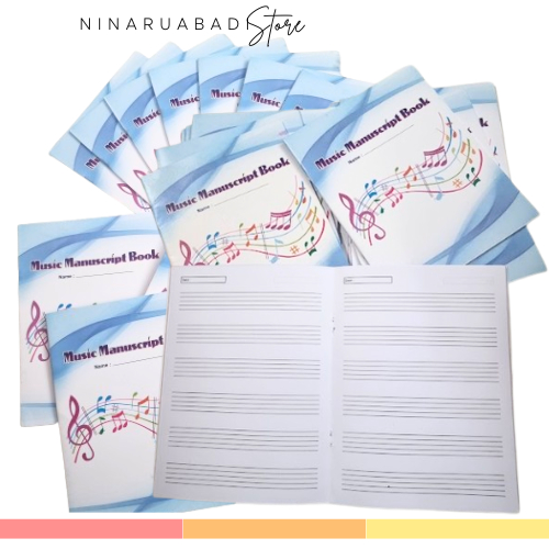

♥Murah♥ buku Tulis Musik Garis Lima / buku garis paranada / manuscript book music book/buku musik