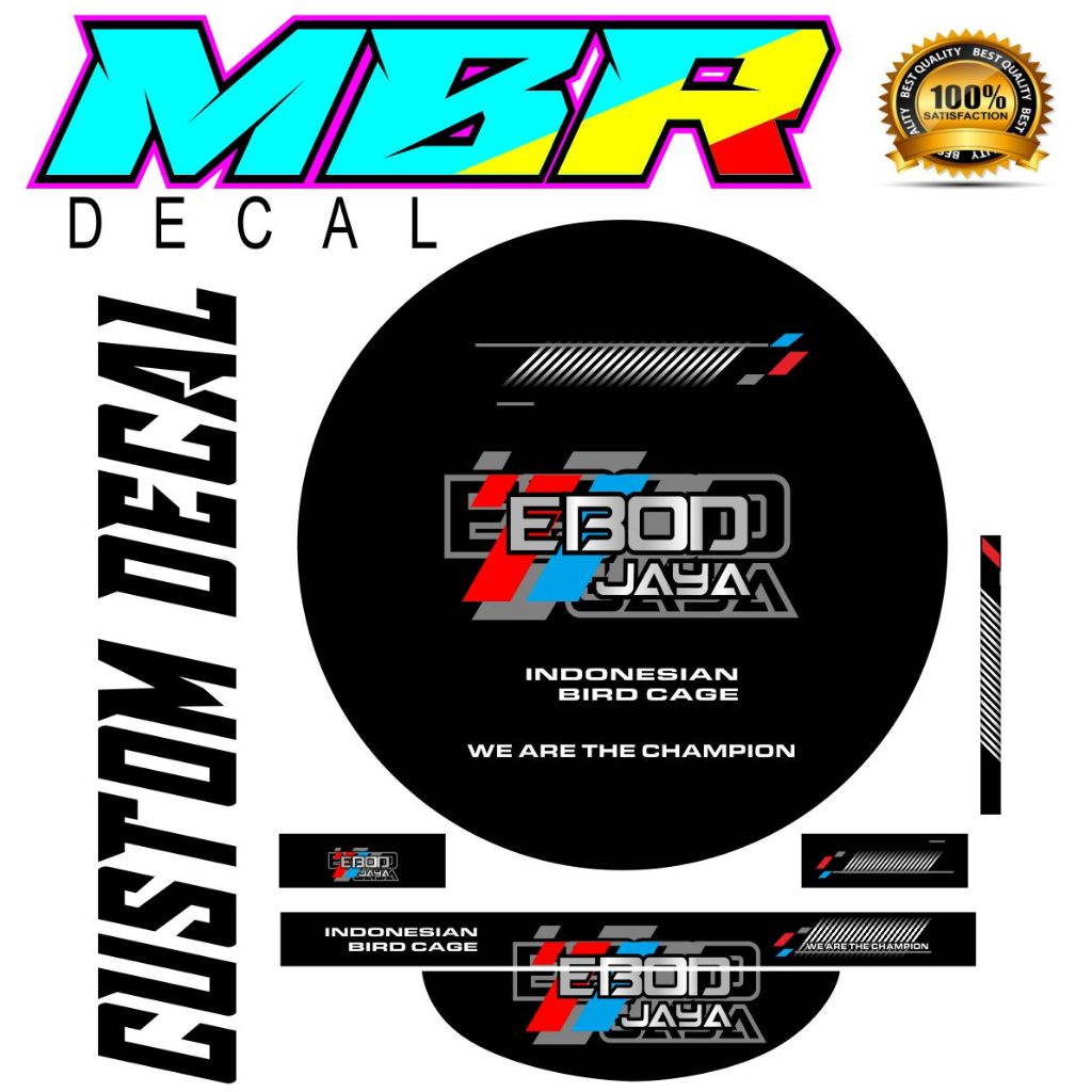 DECAL TEEBOK MURAI REPLIKA EBOD