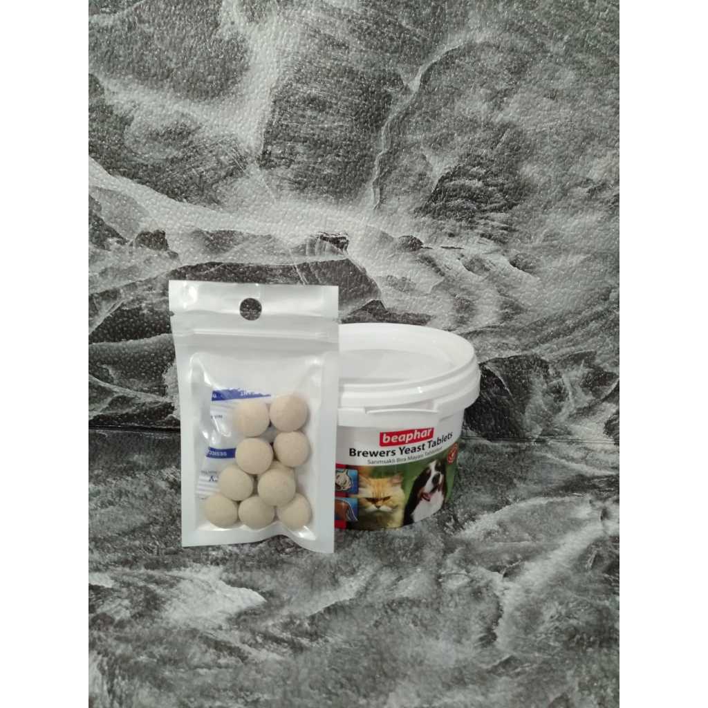 Vitamin bulu anjing dan kucing - Brewers Yeast ECER ISI 10tablet
