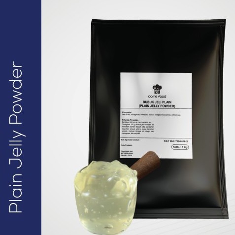 

comefood bubuk jelly plain / jeli tanpa rasa polos 1 kg premium