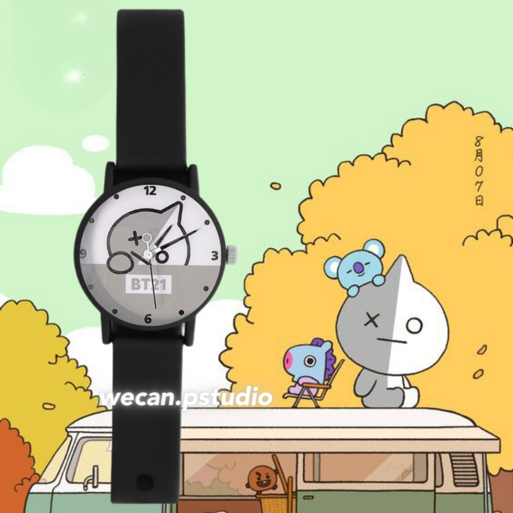 Jam Tangan Anak Perempuan BT21 Karakter VAN