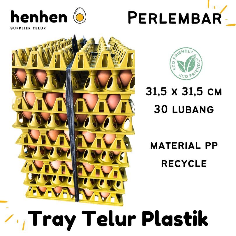 TRAY TELUR AYAM PLASTIK / EEG TRAY PER LEMBAR