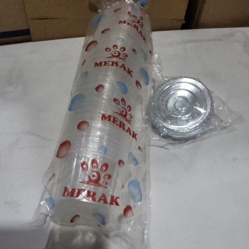 cup puding 120 ulir/flamboyan+ tutup