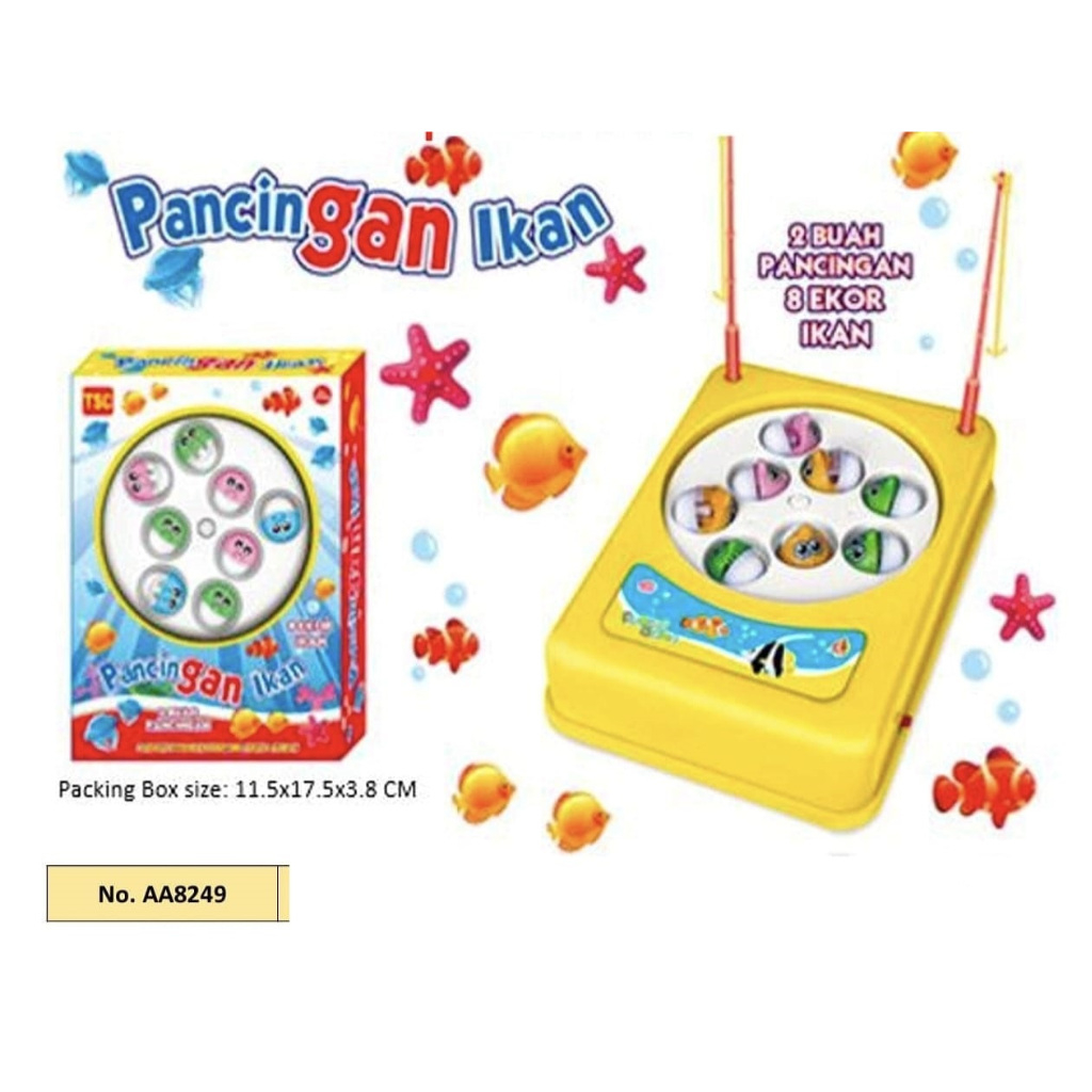 MAINAN PANCINGAN BATERAI FISHING GAME BO AA8249