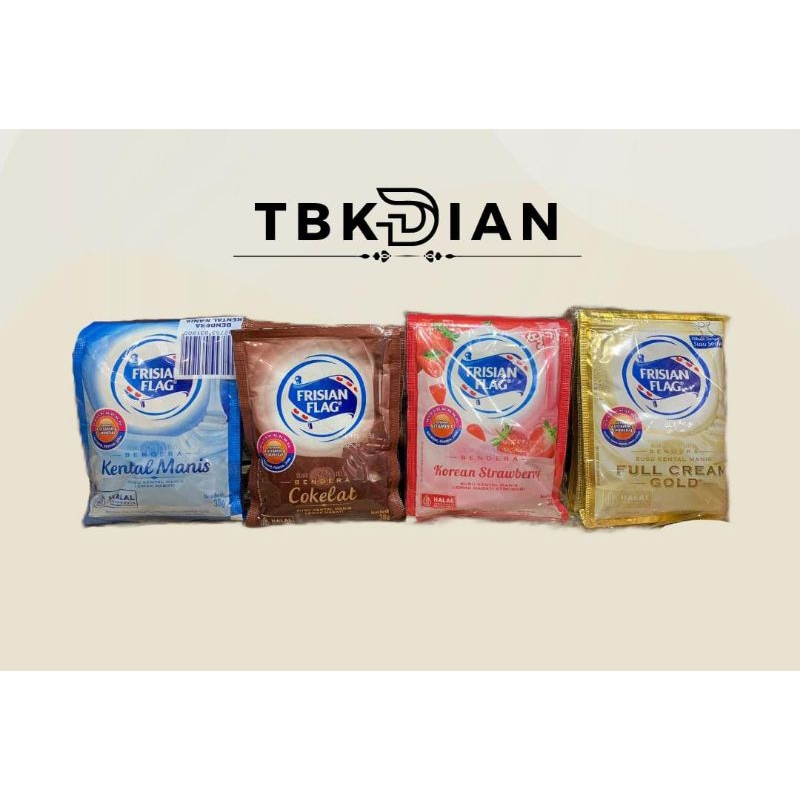 

Frisian flag susu kental manis 6 sachet