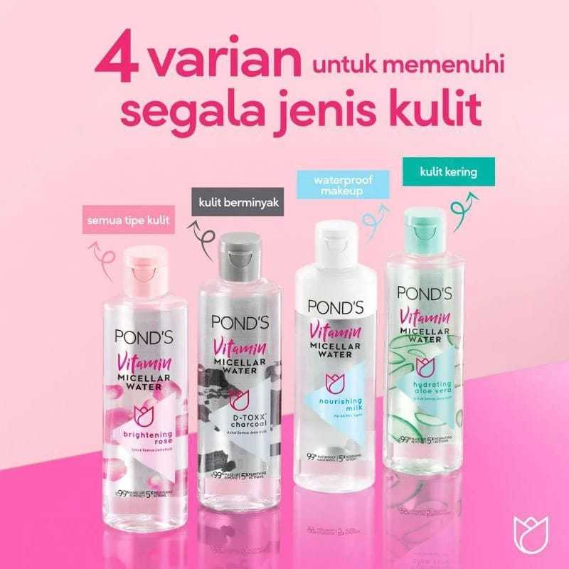 Promo PONDS VITAMIN MICELLAR WATER~Original Produk 100%Asli