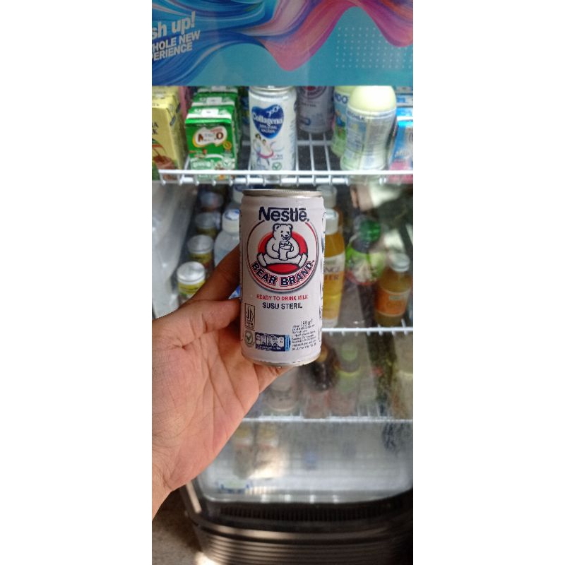 

Nestle susu bear brand susu steril 189ml kemasan kaleng