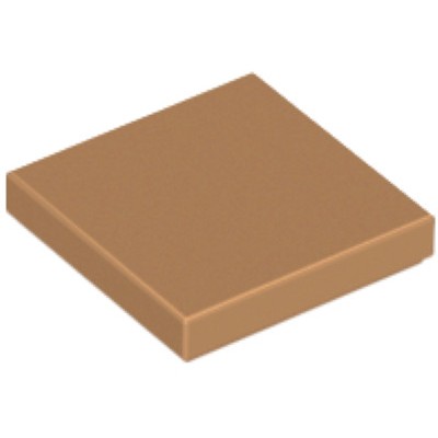 Lego Medium Nougat Part 3068b Tile 2 x 2 with Groove
