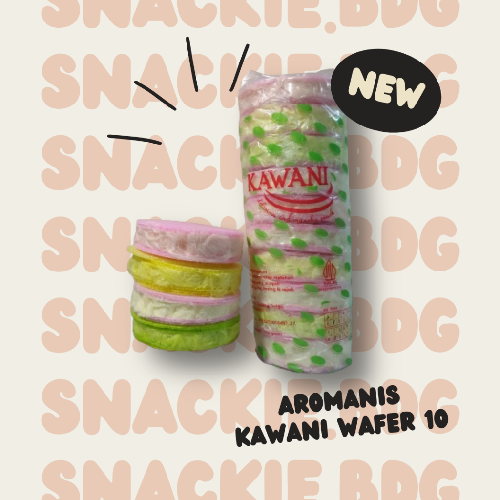 

Premium Aromanis Kawani Wafer 4 Rasa isi 10 Keping Snack Bandung