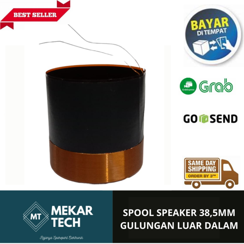 SPOOL SPEAKER 38.5MM GULUNGAN IN OUT