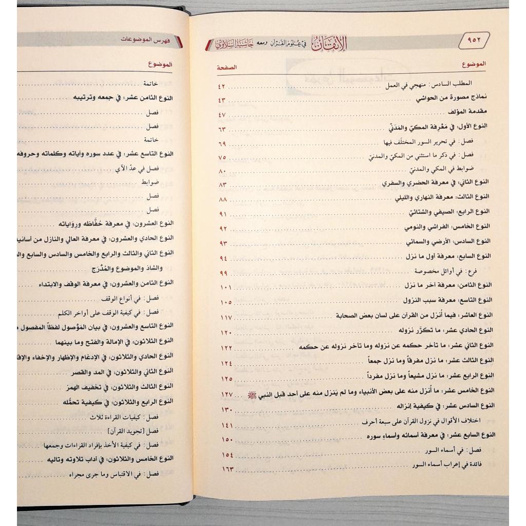 Jual Kitab Al Itqan Ulumil Quran | Al Itqon fi Ulumil Quran wa Maah Hasyiyah As Salawi | الاتقان في علوم القرآن ومعه حاشية السلاوي/فني Impor Original di Toko Kitab Alresalah
