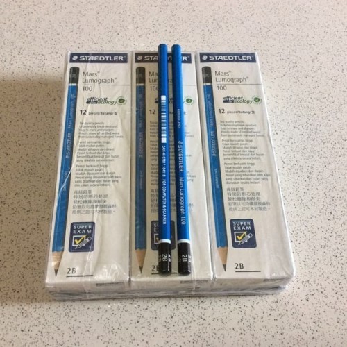 

Ay00! Pensil STAEDTLER 2B ( 1 Pak Isi 12 pcs )