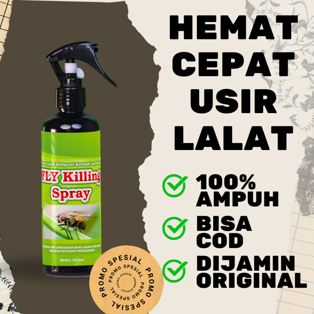 FLY KILLING SPRAY 250ml racun lalat semprot