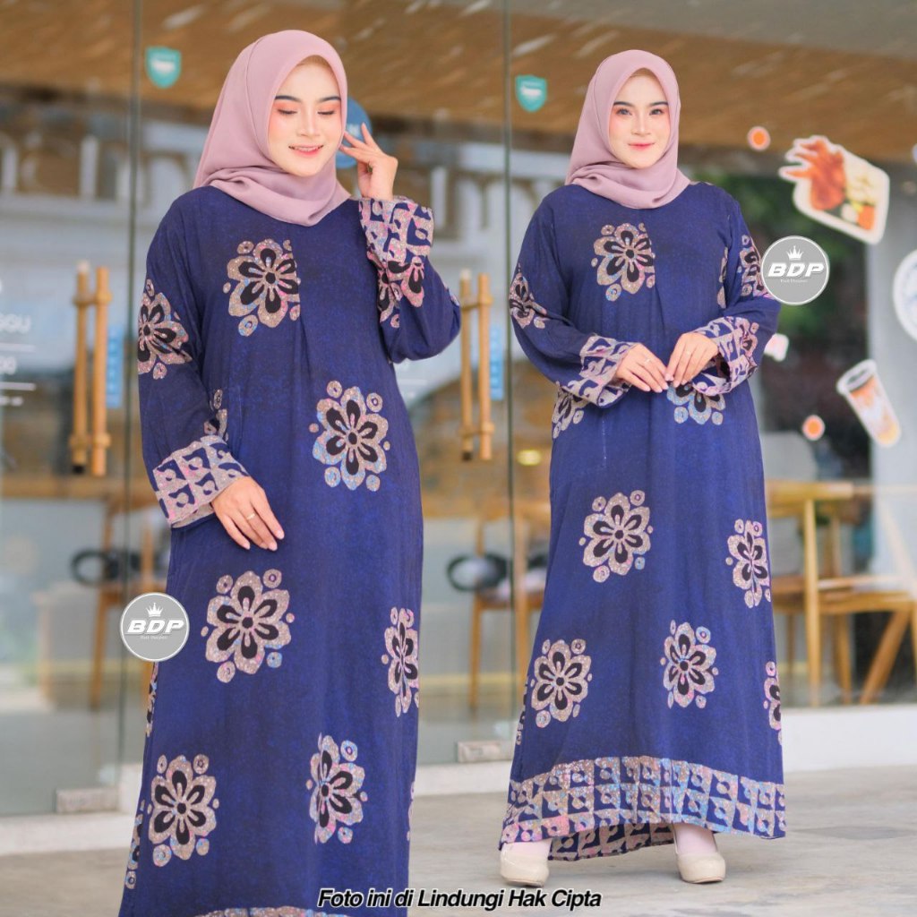 DIANPUTRI DASTER ARAB | GAMIS JEJE | RAYON SUPER GRADE A ORI MODEL RESLETING DEPAN BUSUI & BUMIL LD 110-syakila 29