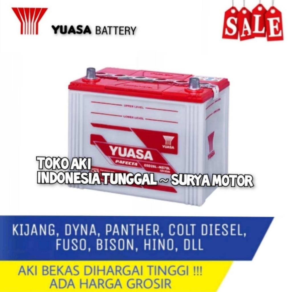 AKI MOBIL DYNA PANTHER KIJANG COLT DIESEL CANTER FUSO BISON YUASA NS70