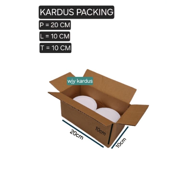 

KARDUS BOX PACKING POLOS SINGLE WALL UKURAN ( P=20cm X L=10cm X T=10cm ) COCOK UNTUK USAHA PAKET ONLINE (PENGIRIMAN PAKE KARGO AGAR LEBIH MURAH)