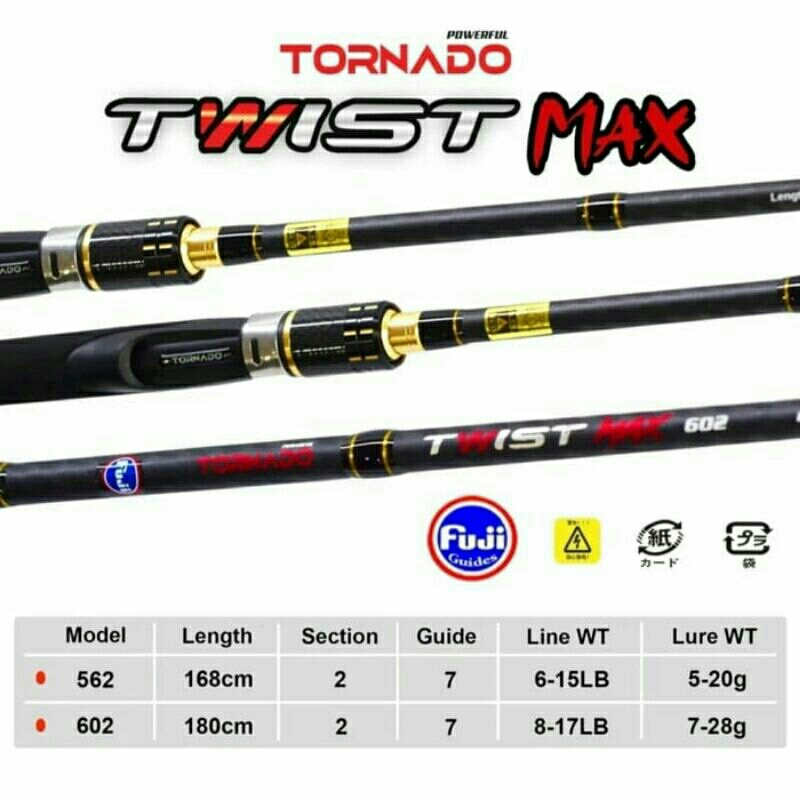 Joran Tornado Twist Max 180 cm
