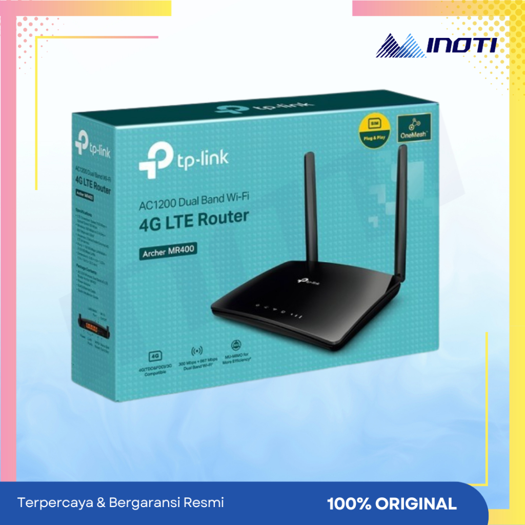 TP-Link Archer MR400 AC1200 4G LTE Modem Wireless Router - MR400