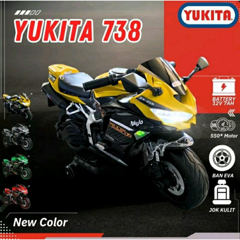 Ready Motor Aki Cas Anak Ninja Yukita 738 (Ban karet)