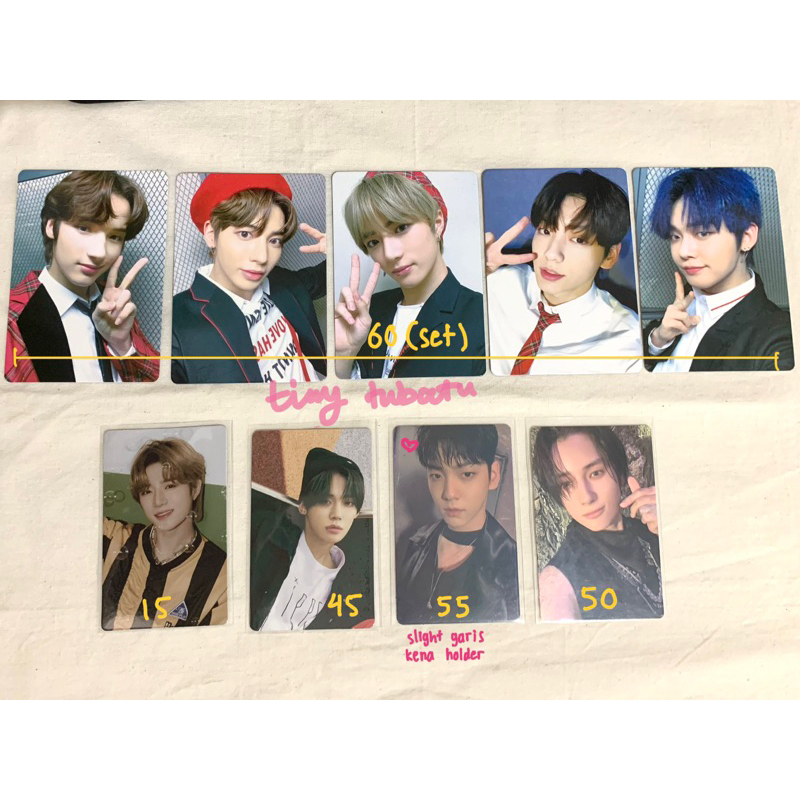 Pc txt tomorrow x together soobin yeonjun taehyun beomgyu hueningkai photocard album temptation free