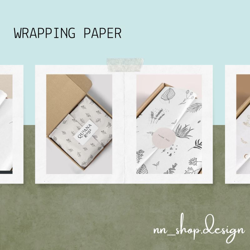 

Cetak Wrapping Paper Custom Tissue Paper Kertas Kado