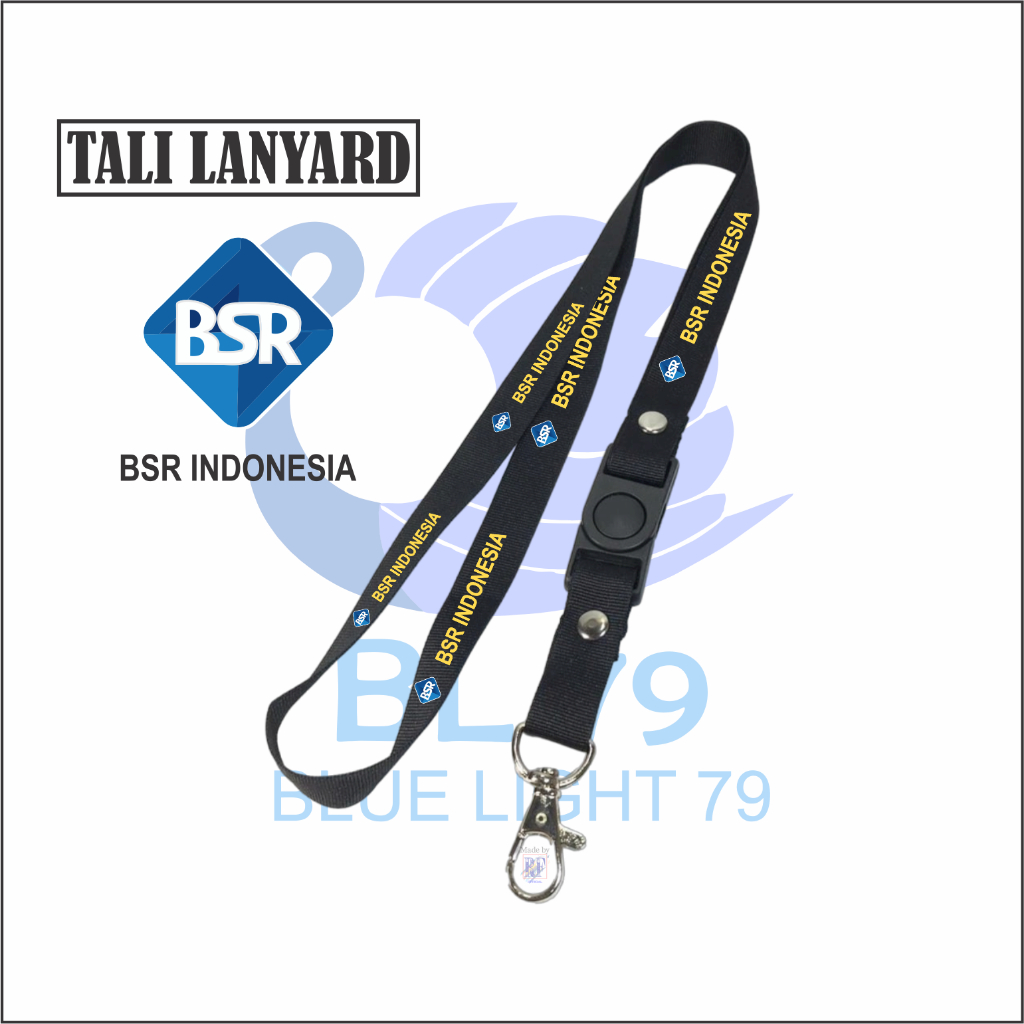 

TALI LANYARD BSRLOGO - TALI ID BSR INDONESIA MNC GROUP CARD GANTUNGAN KUNCI GANTUNGAN FLASHDISK GANTUNGAN NAMETAG TALI LANYARD BEST SELLER COD