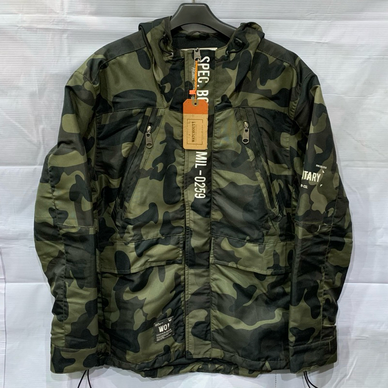 Jaket Watchout OXA Original Jaket Parka Army WJ301260710L