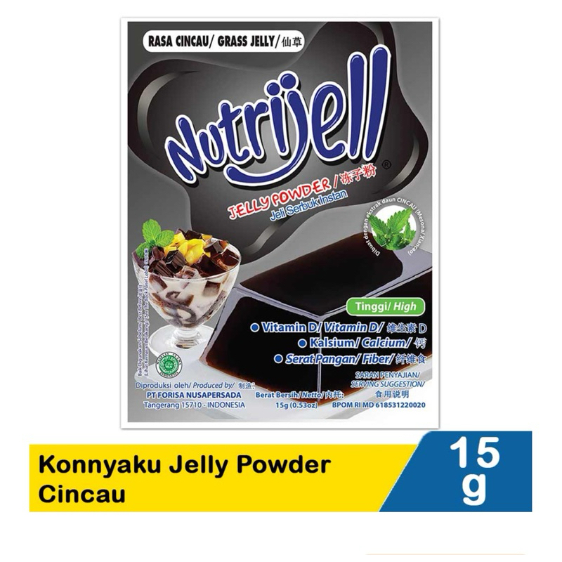 

Nutrijell Rasa Cincau 15g