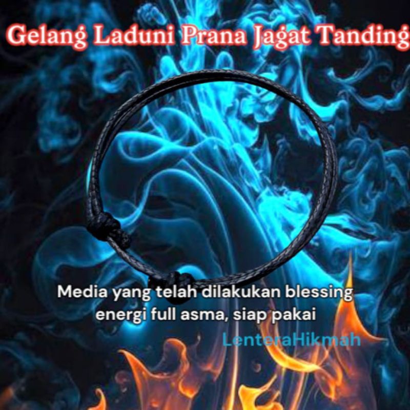 Gelang Tali Hitam Laduni PraNa Jagat Tanding