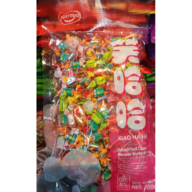 

Permen Naraya Xiao Ha Ha Assorted Candy 500gr