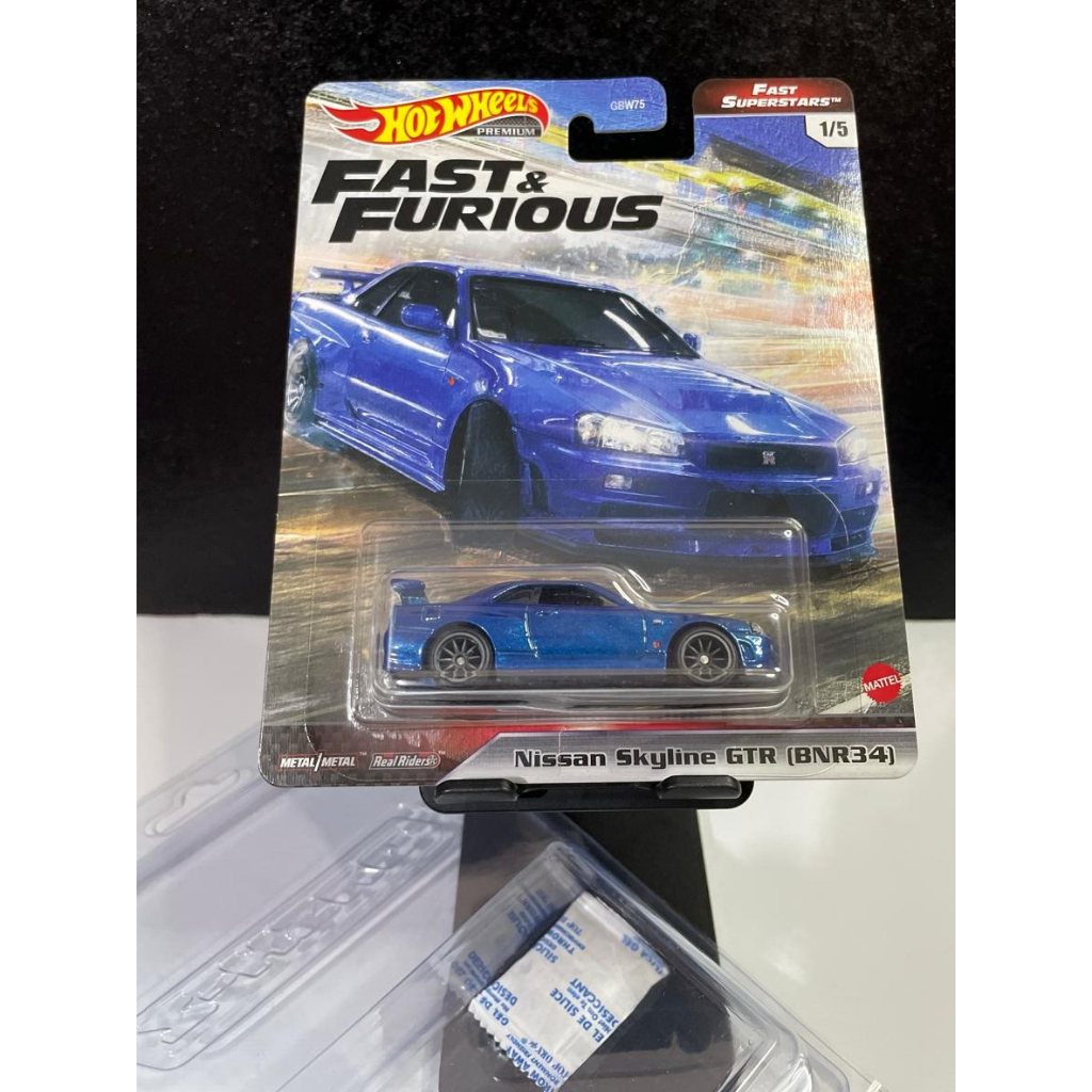Hot Wheels Premium Fast & Furious Nissan Skyline GTR 34