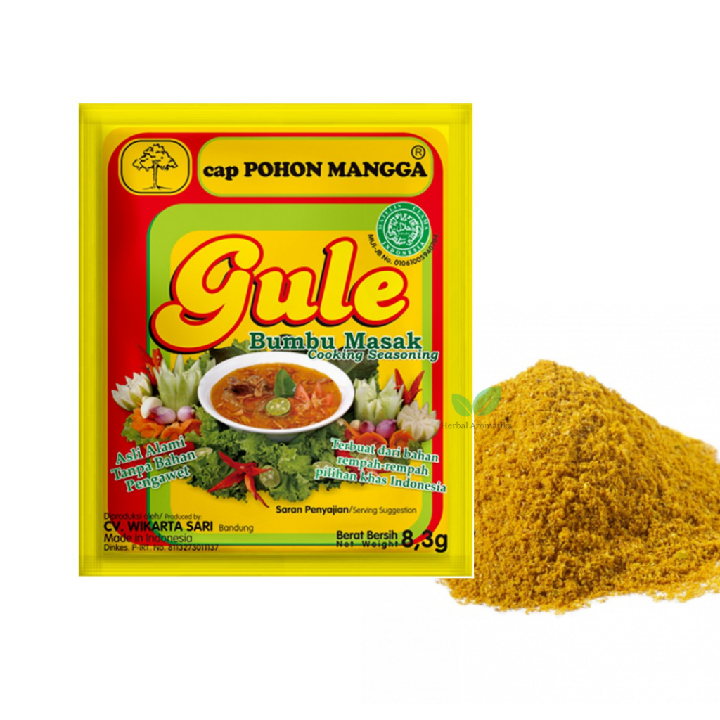 

SACHET - Bumbu GULE Gulai Kambing Ayam Sapi - Ikan - Daging - Nangka INSTAN Cap Pohon Mangga POMANG Bandung