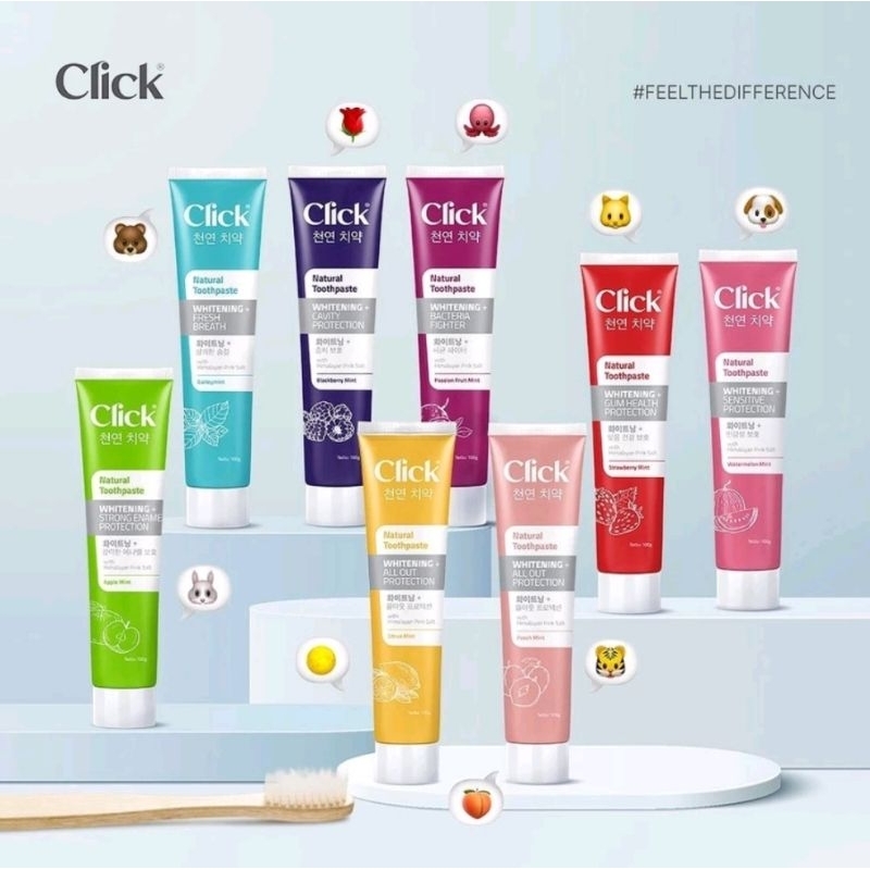 Click Natural Toothpaste Whitening