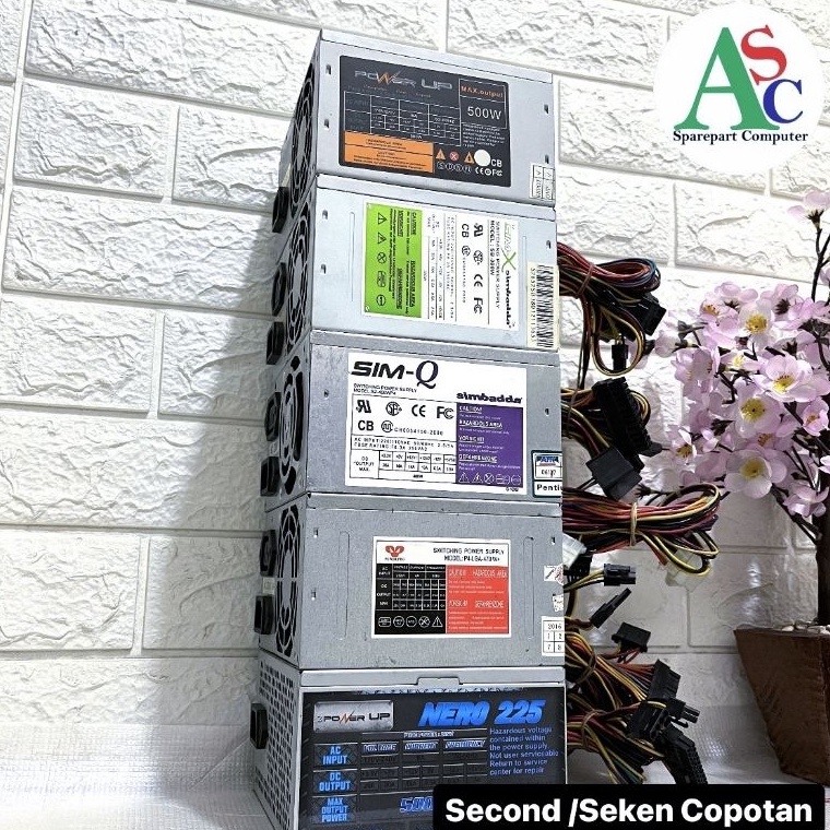 KODE B9N powersupply komputer cpu psu second copotan