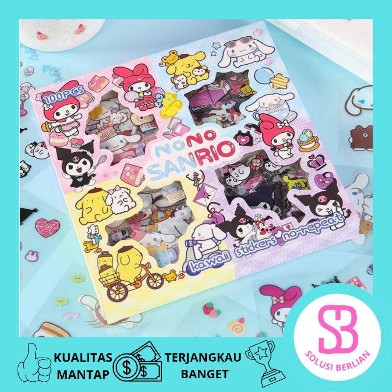 

[SB] Stiker 2D Per 1 Lembar Sanrio Kuromi Melody Lotso