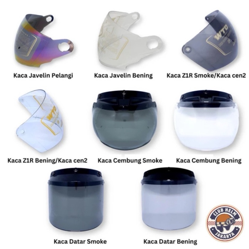 MALL Kaca Helm MSR WTO Retro Bogo