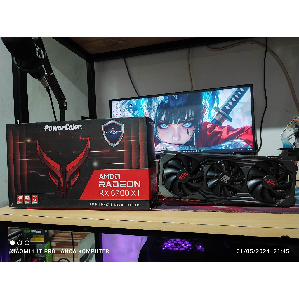 VGA CARD RX 6700 XT 12GB DDR6 SAPHIRE NITRO / SAPHIRE PULSE / ASROCK / MSI / POWERCOLOR RED DEVIL / 