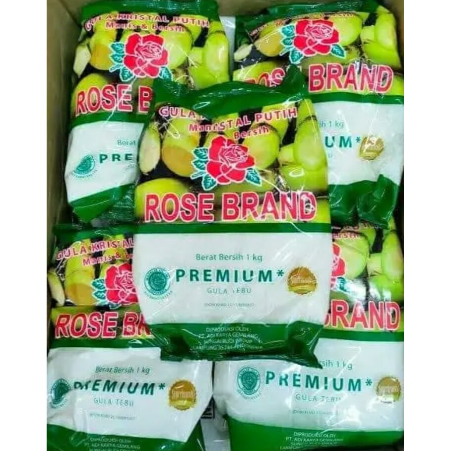 

Gula rose brand hijau 1kg gula 1kg