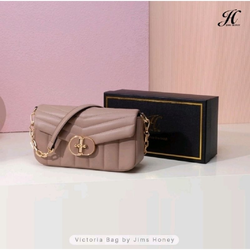 VICTORIA BAG JIMS HONEY ORIGINAL TAS SELEMPANG WANITA FREE EXCLUSIVE BOX bisa instant tanya stok dul