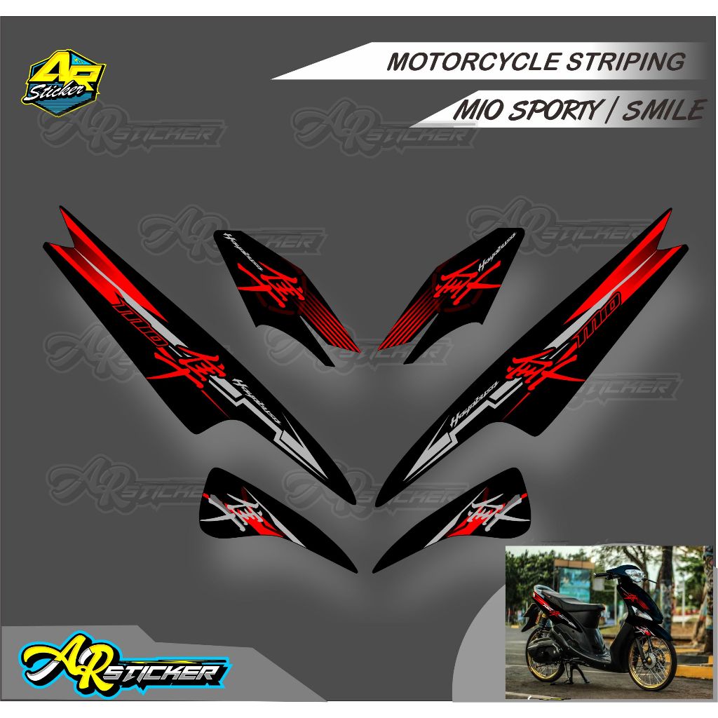 Striping Mio Sporty Hayabusa / Striping Mio Smile lama / Striping Mio Sporty / Striping Mio smile / 