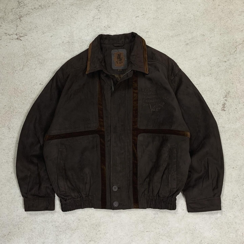 flight jacket suede ken valido