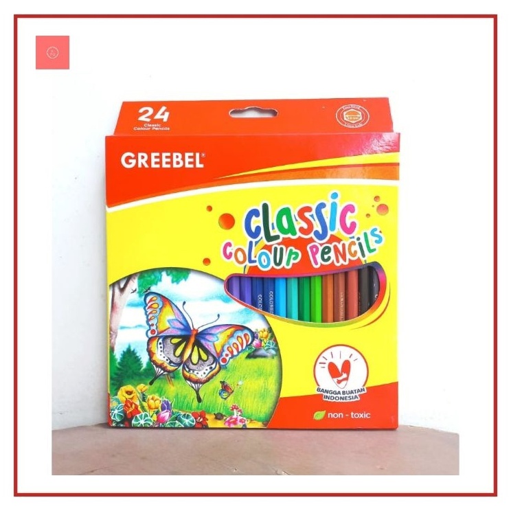 

Mewah Pensil Warna Greebel 24 Warna Classic