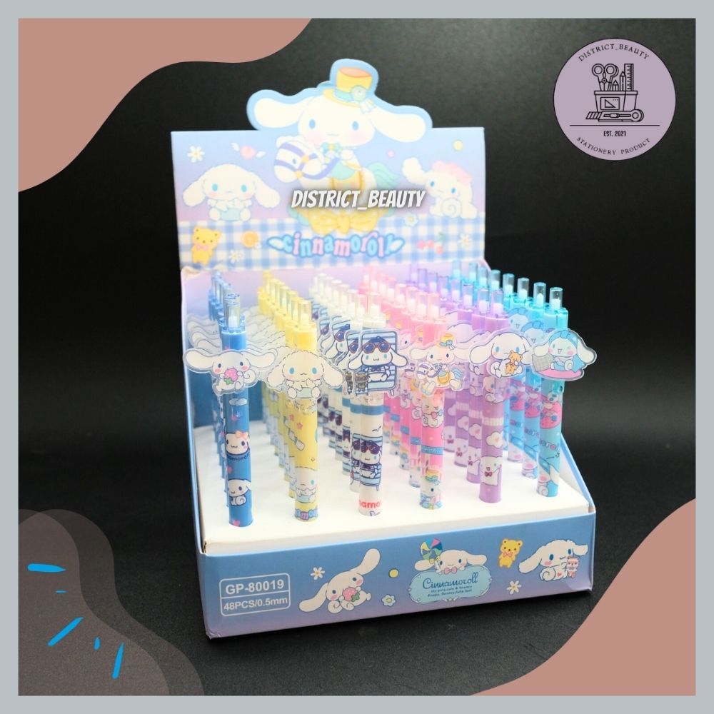 

PULPEN CETEK CINNAMOROL AKRILIK PENA GEL MEKANIK CINNAMOROL SANRIO LUCU TERMURAH