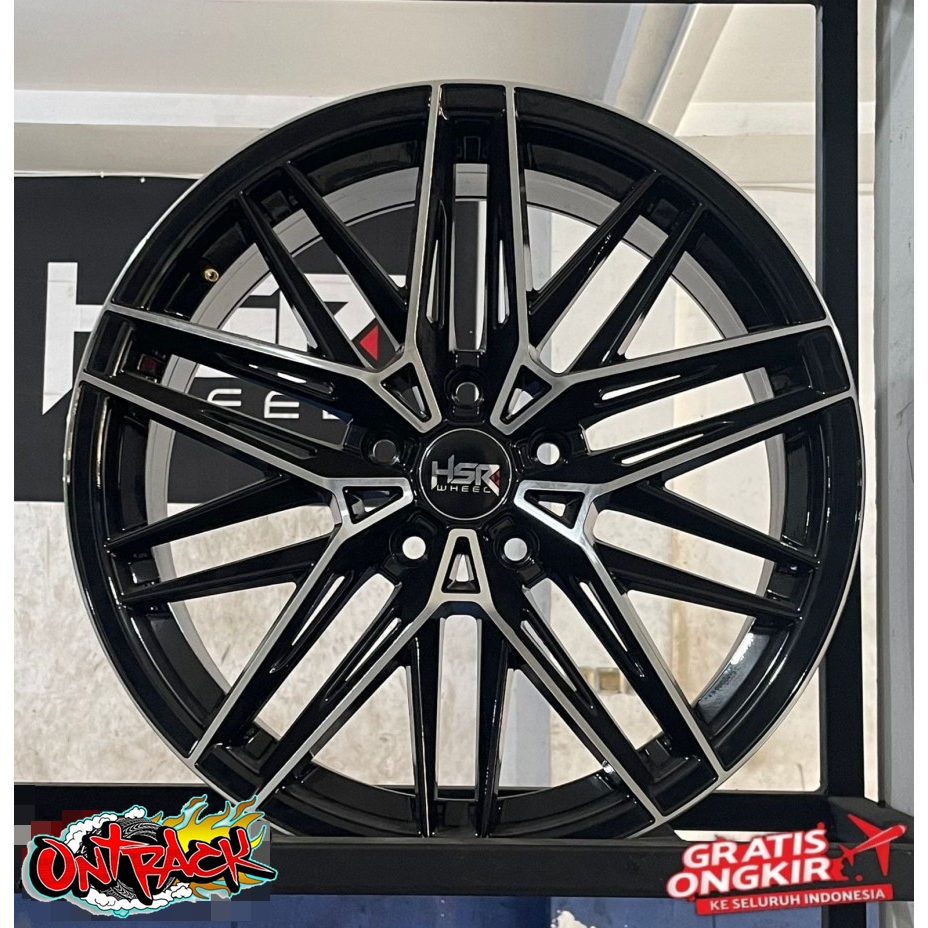 Velg Racing Ring 18 HSR UNTER Lebar 8 Pcd 5X114,3 Pelek Mobil R18 Buat Crv Innova - Gratis Ongkir
