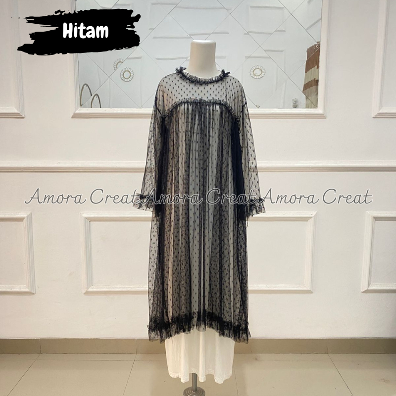 OUTER AMORA TILE DOTY //GAMIS MIX TILE DOTY// FASHION MUSLIM//GAMIS KONDANGAN